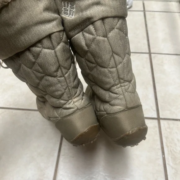Columbia MINX MID ALTA OMNI-HEAT womens Snow Boot Tan Size 9 Fur Lined - Picture 5 of 6